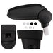 Cotieră auto, negru, 12x36x(33,5-48) cm ABS - WALTI WALTI