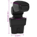 Cotieră auto, negru, 17x32x(35,5-52) cm ABS - WALTI WALTI