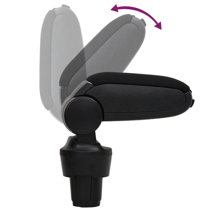 Cotieră auto, negru, 13x33x(33-49) cm ABS - WALTI WALTI