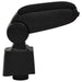 Cotieră auto, negru, 12x34x(35-47) cm ABS - WALTI WALTI