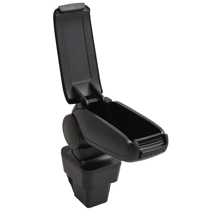 Cotieră auto, negru, 13x34x(33-46) cm ABS - WALTI WALTI