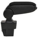 Cotieră auto, negru, 13x34x(33-46) cm ABS - WALTI WALTI