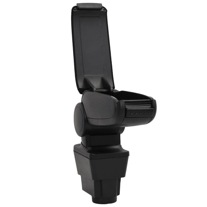 Cotieră auto, negru, 11x35x(32-49) cm ABS - WALTI WALTI