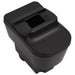 Cotieră auto, negru, 11x35x(32-49) cm ABS - WALTI WALTI