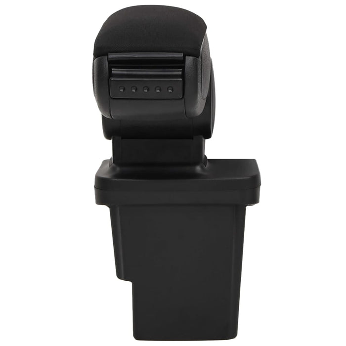 Cotieră auto, negru, 17x32x(37-53) cm ABS WALTI