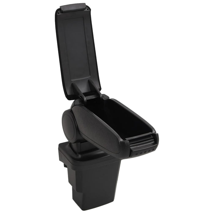 Cotieră auto, negru, 17x32x(37-53) cm ABS WALTI