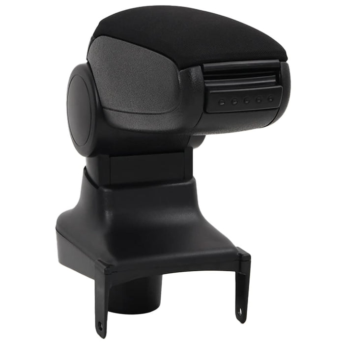 Cotieră auto, negru, 15x35x(30-47) cm ABS - WALTI WALTI