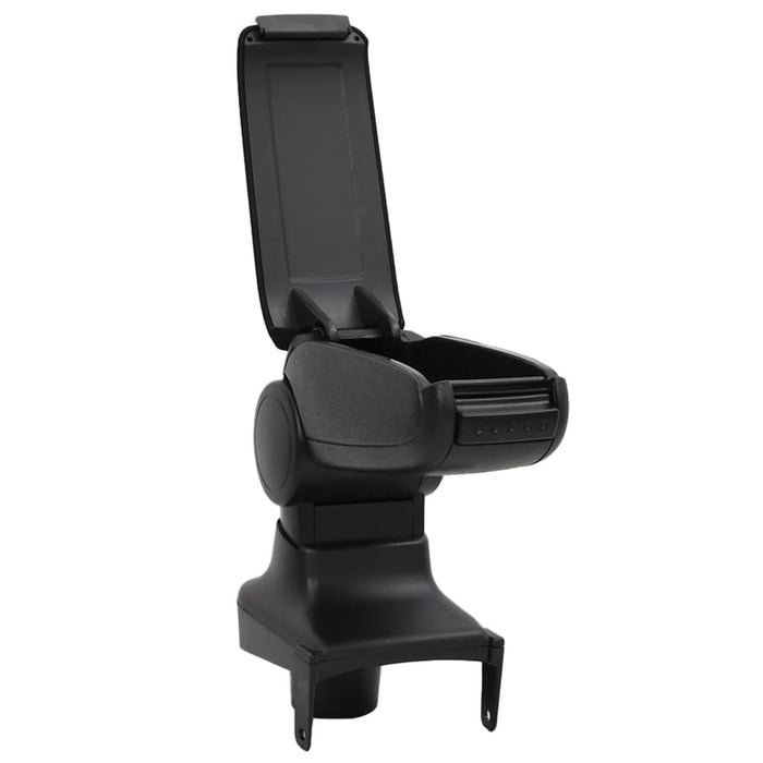 Cotieră auto, negru, 15x35x(30-47) cm ABS - WALTI WALTI