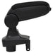 Cotieră auto, negru, 15x35x(30-47) cm ABS - WALTI WALTI