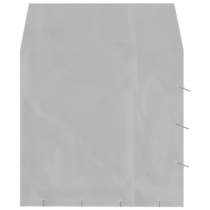 Padoc de exterior cu acoperiș argintiu 2x2x2,5m oțel galvanizat - WALTI WALTI
