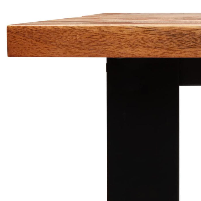 Masă cu margini naturale, 160x80x75 cm, lemn masiv de acacia - WALTI WALTI