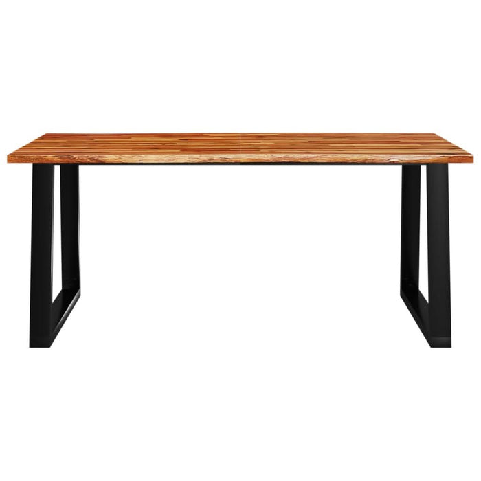 Masă cu margini naturale, 180x90x75 cm, lemn masiv de acacia - WALTI WALTI