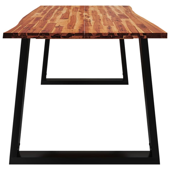 Masă cu margini naturale, 180x90x75 cm, lemn masiv de acacia - WALTI WALTI
