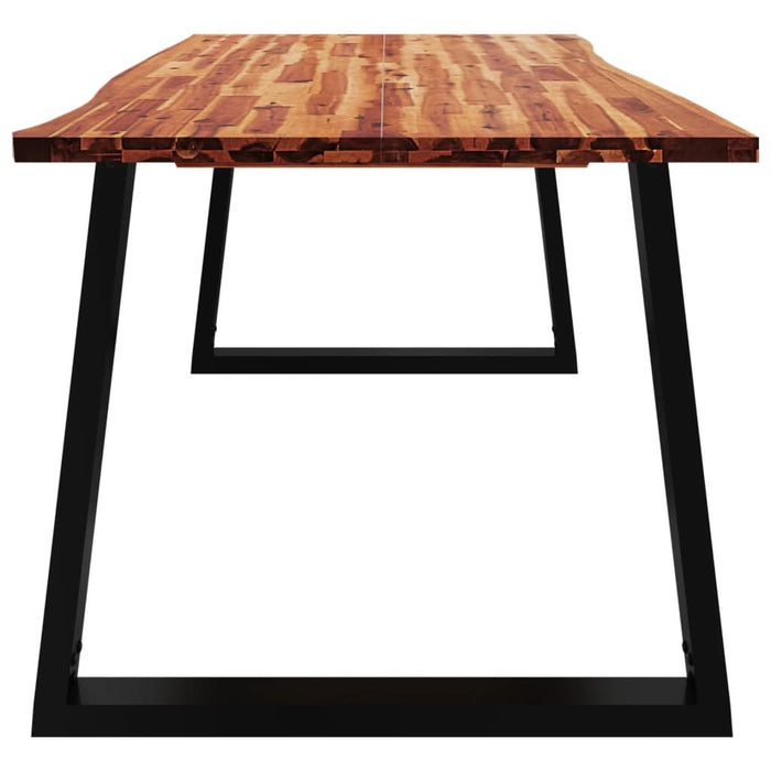 Masă cu margini naturale, 200x90x75 cm, lemn masiv de acacia - WALTI WALTI