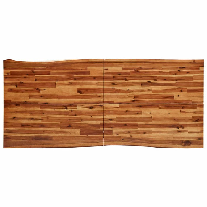 Masă cu margini naturale, 200x90x75 cm, lemn masiv de acacia - WALTI WALTI