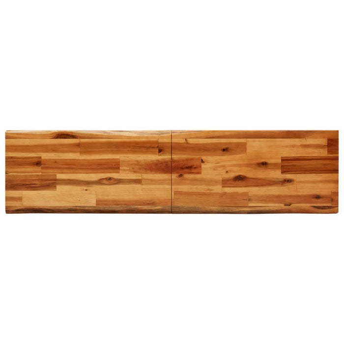 Bancă cu margini naturale 140 cm, lemn masiv de acacia - WALTI WALTI