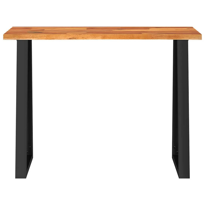 Consolă cu margini naturale, 110x35x80 cm, lemn masiv de acacia - WALTI WALTI