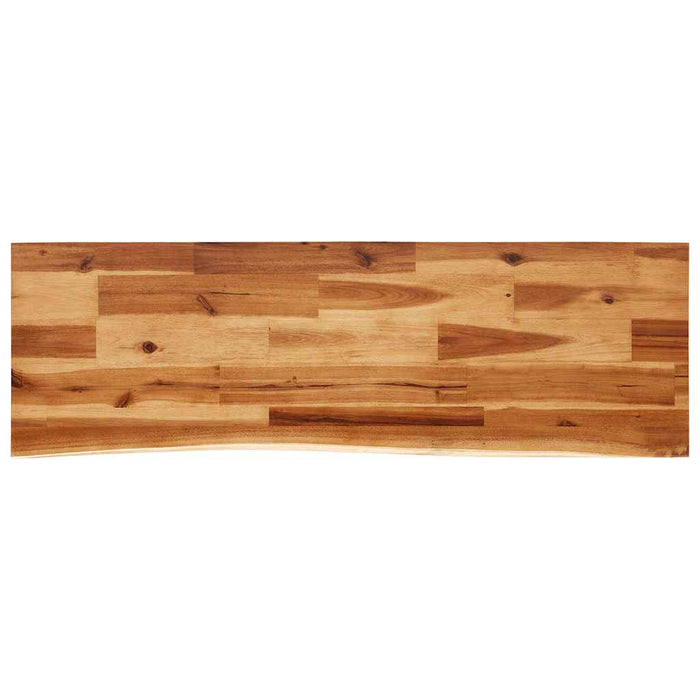 Consolă cu margini naturale, 110x35x80 cm, lemn masiv de acacia - WALTI WALTI