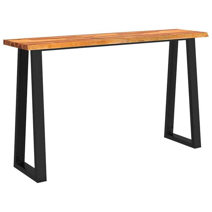 Masă consolă margini naturale, 140x40x80 cm, lemn masiv acacia - WALTI WALTI