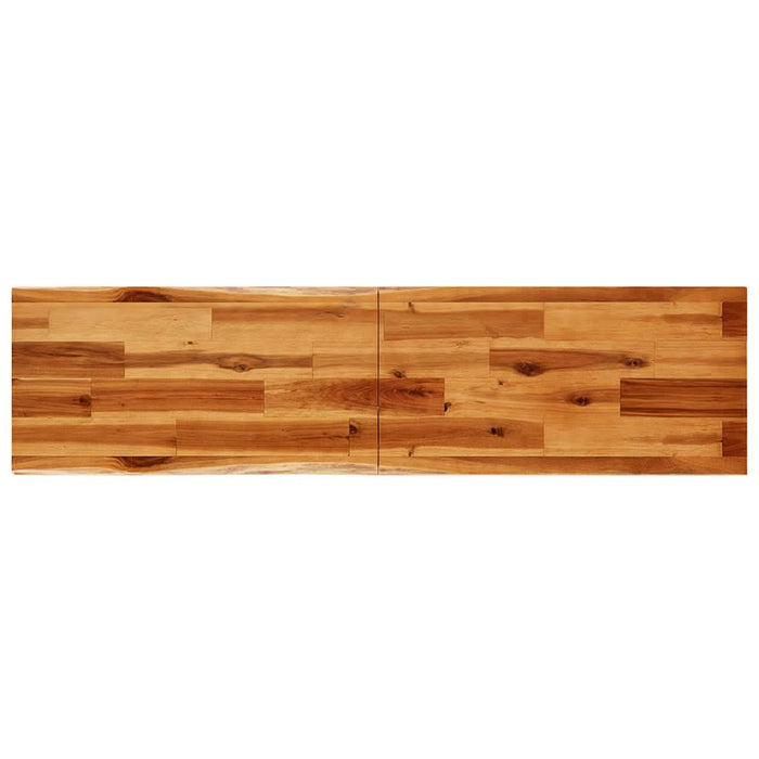 Masă consolă margini naturale, 140x40x80 cm, lemn masiv acacia - WALTI WALTI