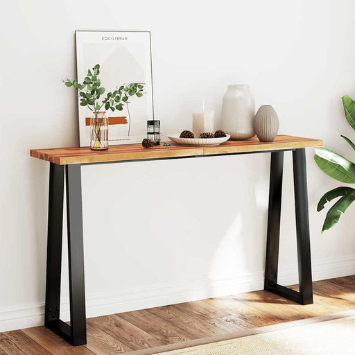 Masă consolă margini naturale, 140x40x80 cm, lemn masiv acacia - WALTI WALTI