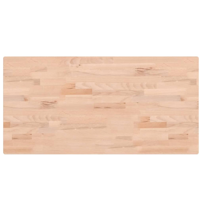 Blat de masă 100x50x2,5 cm dreptunghiular, lemn masiv de fag - WALTI WALTI