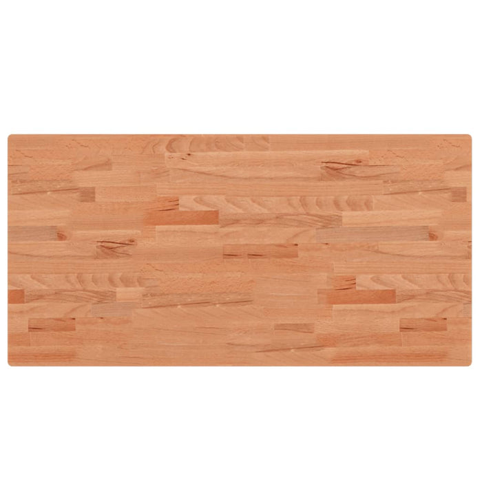 Blat de masă 100x50x2,5 cm dreptunghiular, lemn masiv de fag - WALTI WALTI