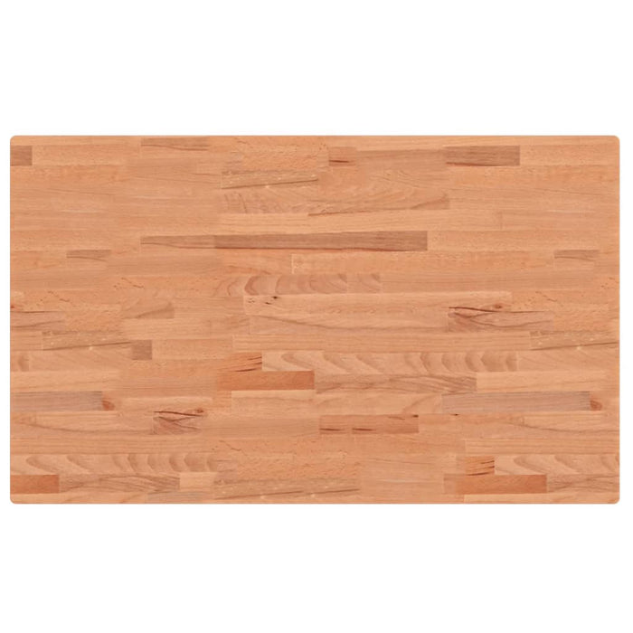 Blat de masă 100x60x2,5 cm dreptunghiular, lemn masiv de fag - WALTI WALTI