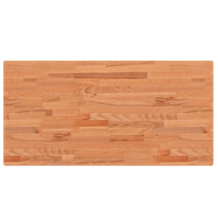 Blat de masă 100x50x4 cm dreptunghiular, lemn masiv de fag - WALTI WALTI
