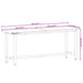Banc de lucru 200x55x81,5 cm, lemn masiv de fag și metal - WALTI WALTI