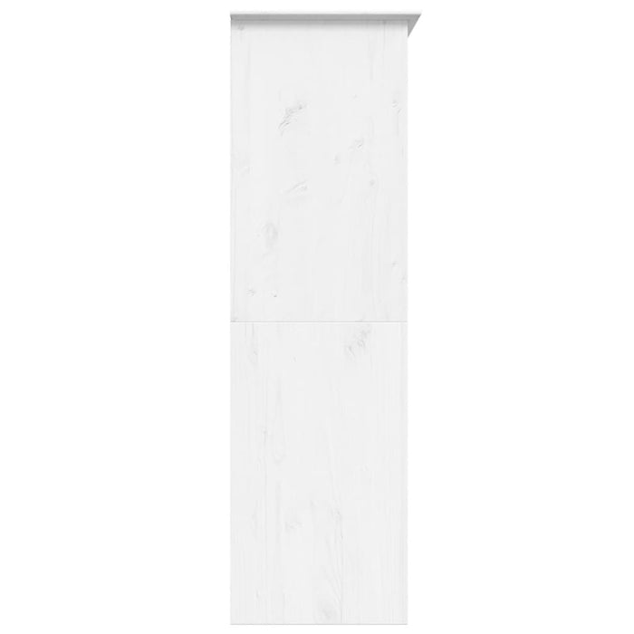 Șifonier "BODO", alb, 146x53,5x173 cm, lemn masiv de pin - WALTI WALTI