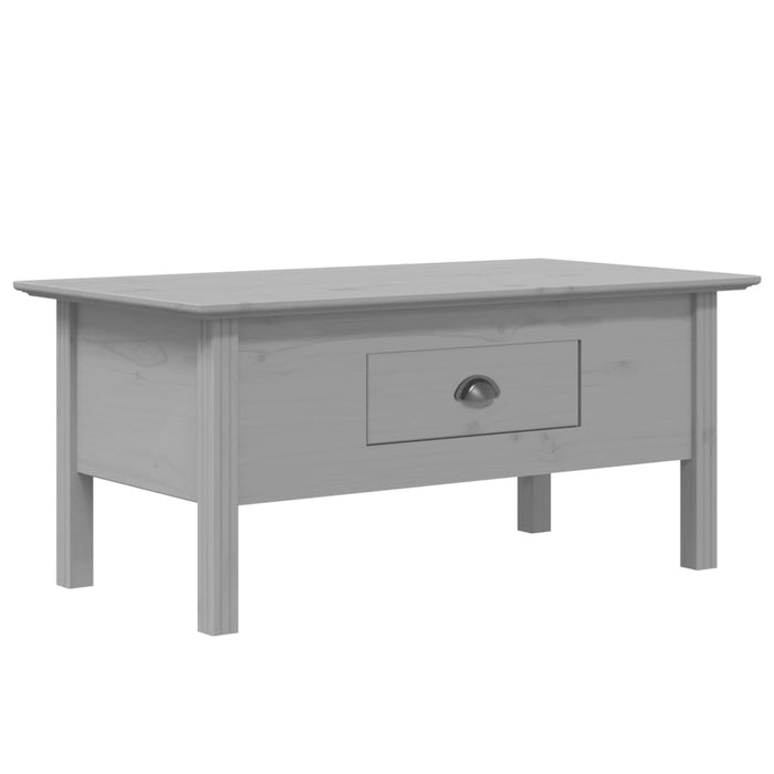 Măsuță de cafea "BODO", gri, 100x55x46 cm, lemn masiv de pin - WALTI WALTI
