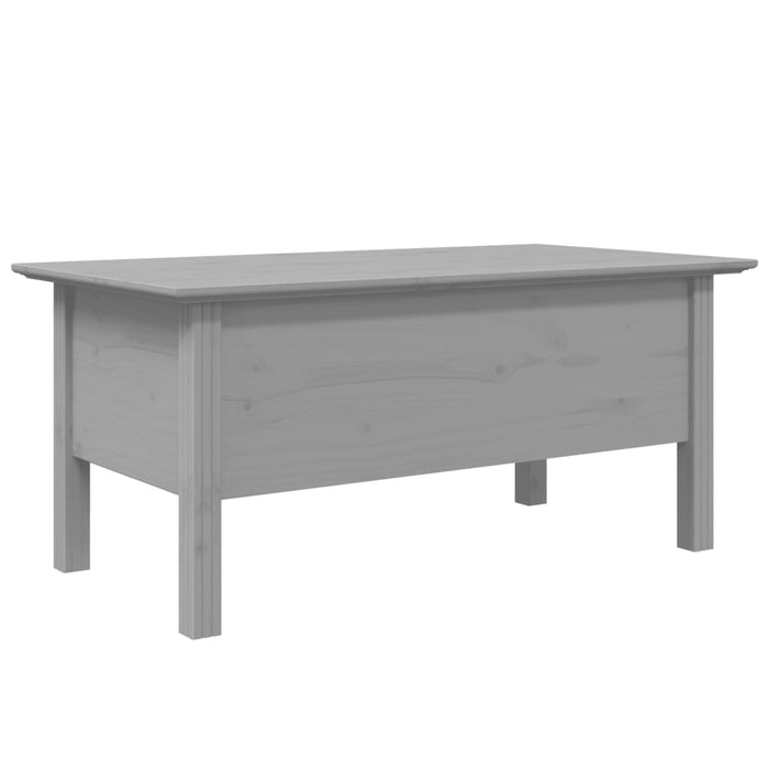 Măsuță de cafea "BODO", gri, 100x55x46 cm, lemn masiv de pin - WALTI WALTI
