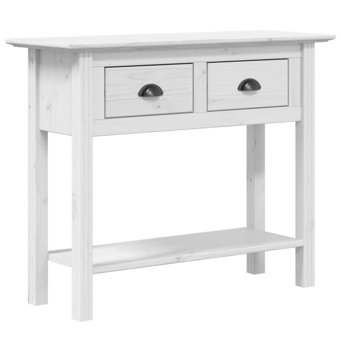 Măsuță consolă "BODO", alb, 91x35x74 cm, lemn masiv de pin - WALTI WALTI