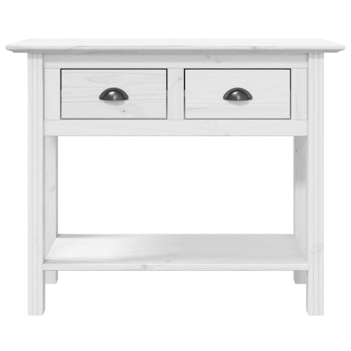 Măsuță consolă "BODO", alb, 91x35x74 cm, lemn masiv de pin - WALTI WALTI