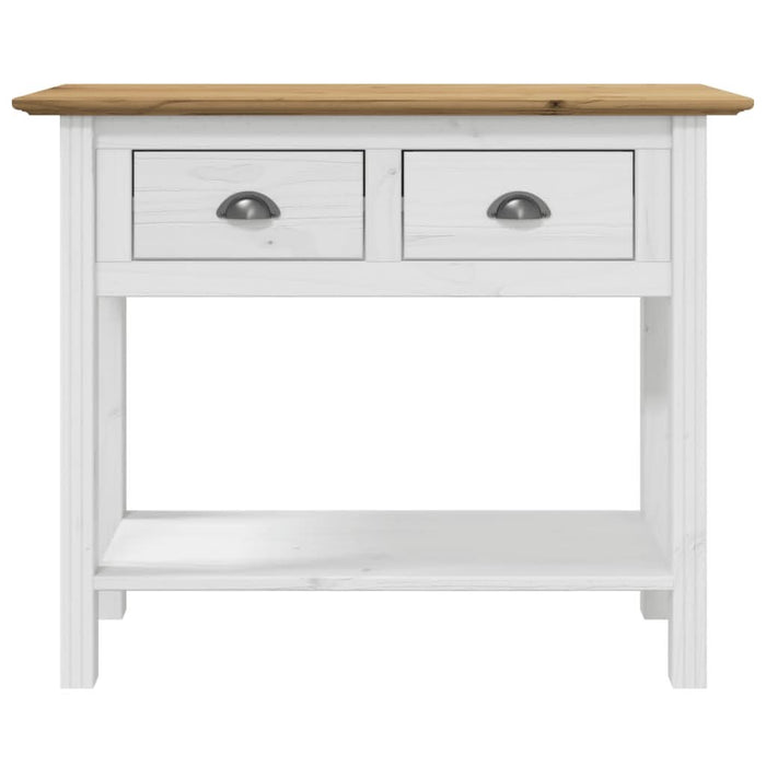 Măsuță consolă "BODO", maro, 91x35x74 cm, lemn masiv de pin - WALTI WALTI