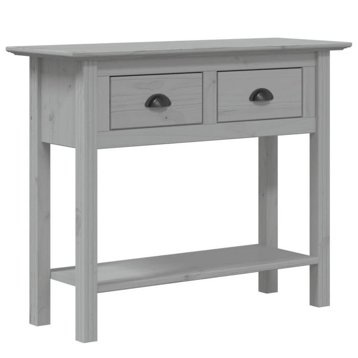 Măsuță consolă "BODO", gri, 91x35x74 cm, lemn masiv de pin - WALTI WALTI