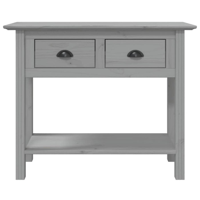 Măsuță consolă "BODO", gri, 91x35x74 cm, lemn masiv de pin - WALTI WALTI