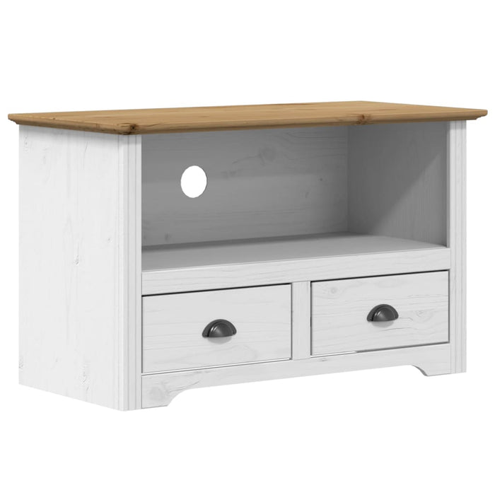 Comodă TV cu 2 sertare „BODO” maro 91,5x44,5x56 cm lemn de pin WALTI