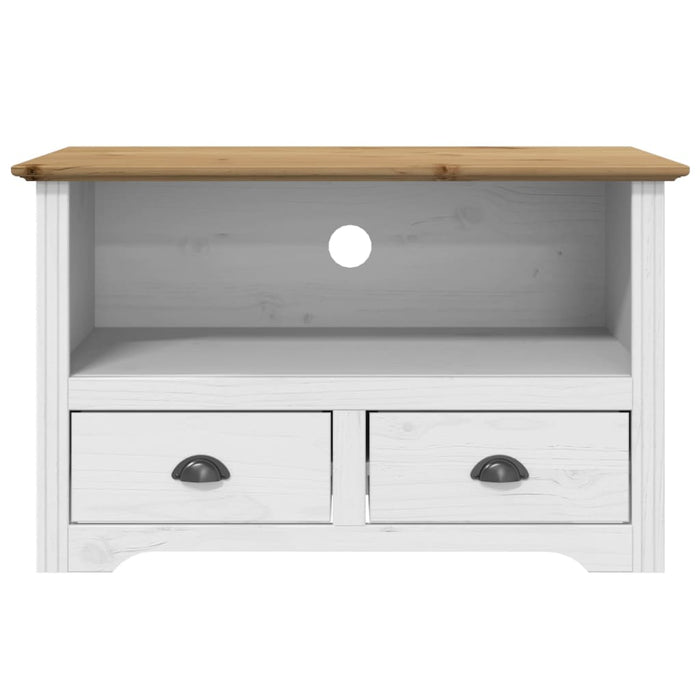 Comodă TV cu 2 sertare „BODO” maro 91,5x44,5x56 cm lemn de pin WALTI