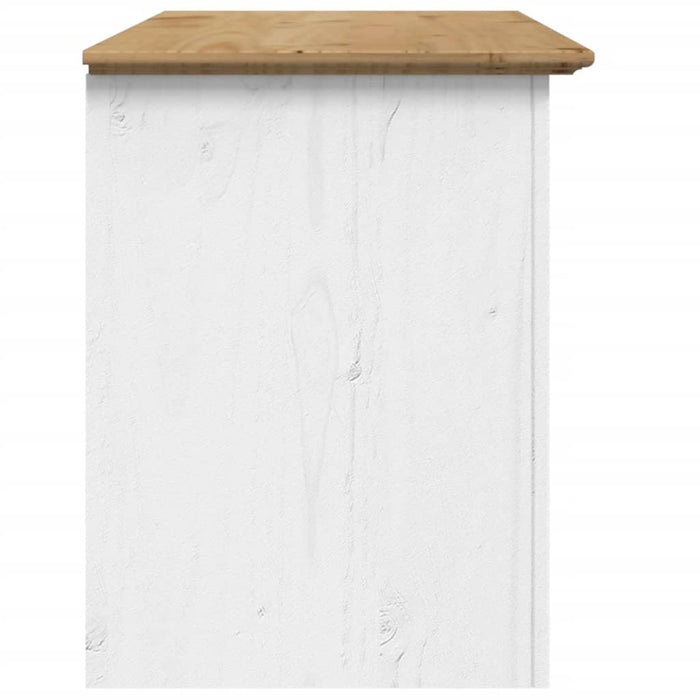 Comodă TV cu 2 sertare „BODO” maro 91,5x44,5x56 cm lemn de pin WALTI