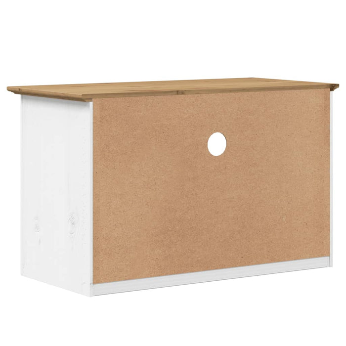 Comodă TV cu 2 sertare „BODO” maro 91,5x44,5x56 cm lemn de pin WALTI