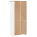 Bibliotecă BODO, alb, 82x40x173 cm, lemn masiv pin, 5 rafturi - WALTI WALTI
