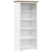 Bibliotecă BODO, maro, 82x40x173 cm, lemn masiv pin, 5 rafturi - WALTI WALTI