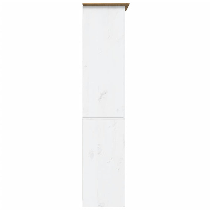 Bibliotecă BODO, maro, 82x40x173 cm, lemn masiv pin, 5 rafturi - WALTI WALTI