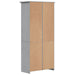 Bibliotecă BODO, gri, 82x40x173 cm, lemn masiv pin, 5 rafturi - WALTI WALTI