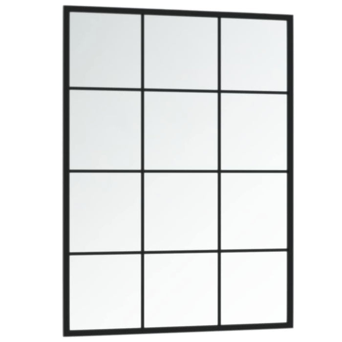 Oglinzi de perete, 2 buc., negru, 80x60 cm, metal - WALTI WALTI