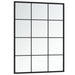 Oglinzi de perete, 2 buc., negru, 80x60 cm, metal - WALTI WALTI