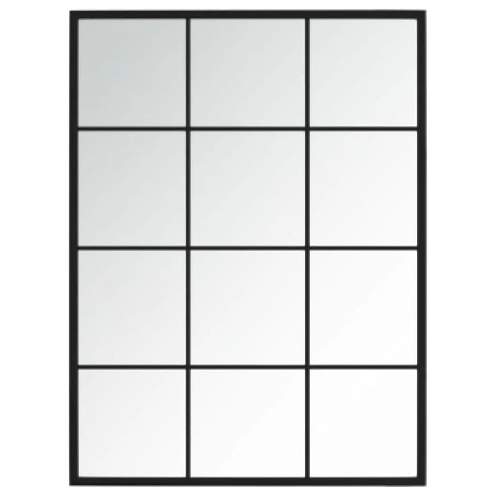 Oglinzi de perete, 2 buc., negru, 80x60 cm, metal - WALTI WALTI