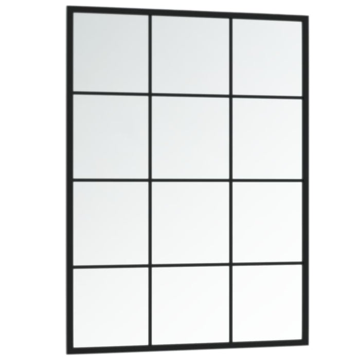 Oglinzi de perete, 3 buc., negru, 80x60 cm, metal - WALTI WALTI